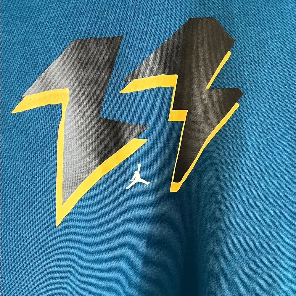 Jordan Teal Hoodie with Black and Gold Logo nwt - Picture 5 of 5